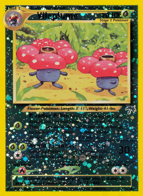 Vileplume Southern Islands card