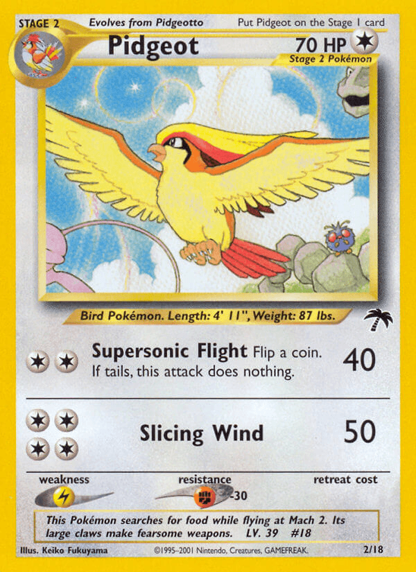 Pidgeot Southern Islands card