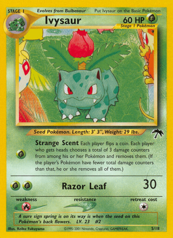 Ivysaur Southern Islands card