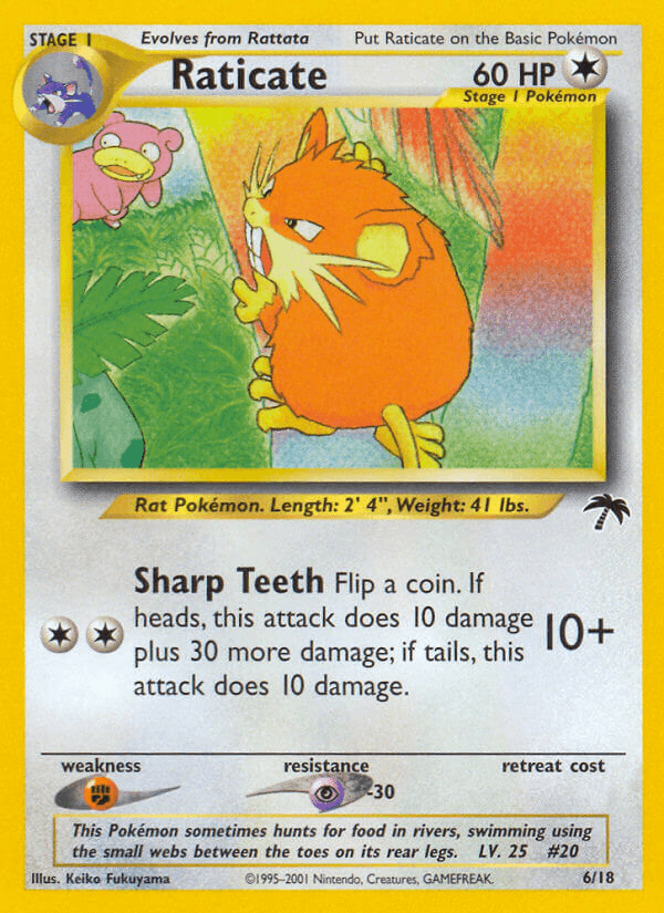 Raticate Southern Islands card