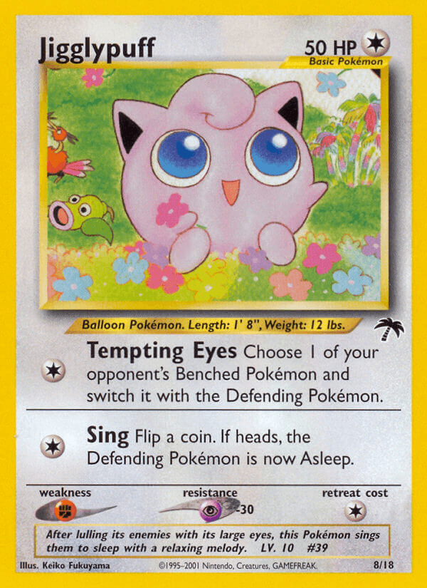 Jigglypuff Southern Islands card