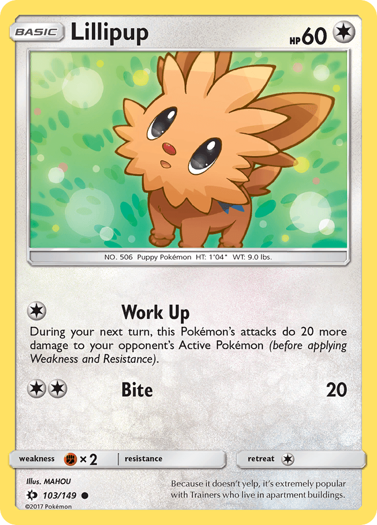 Lillipup Sun & Moon card