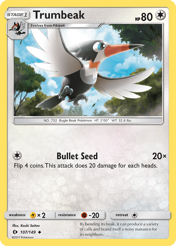 Trumbeak Sun & Moon card