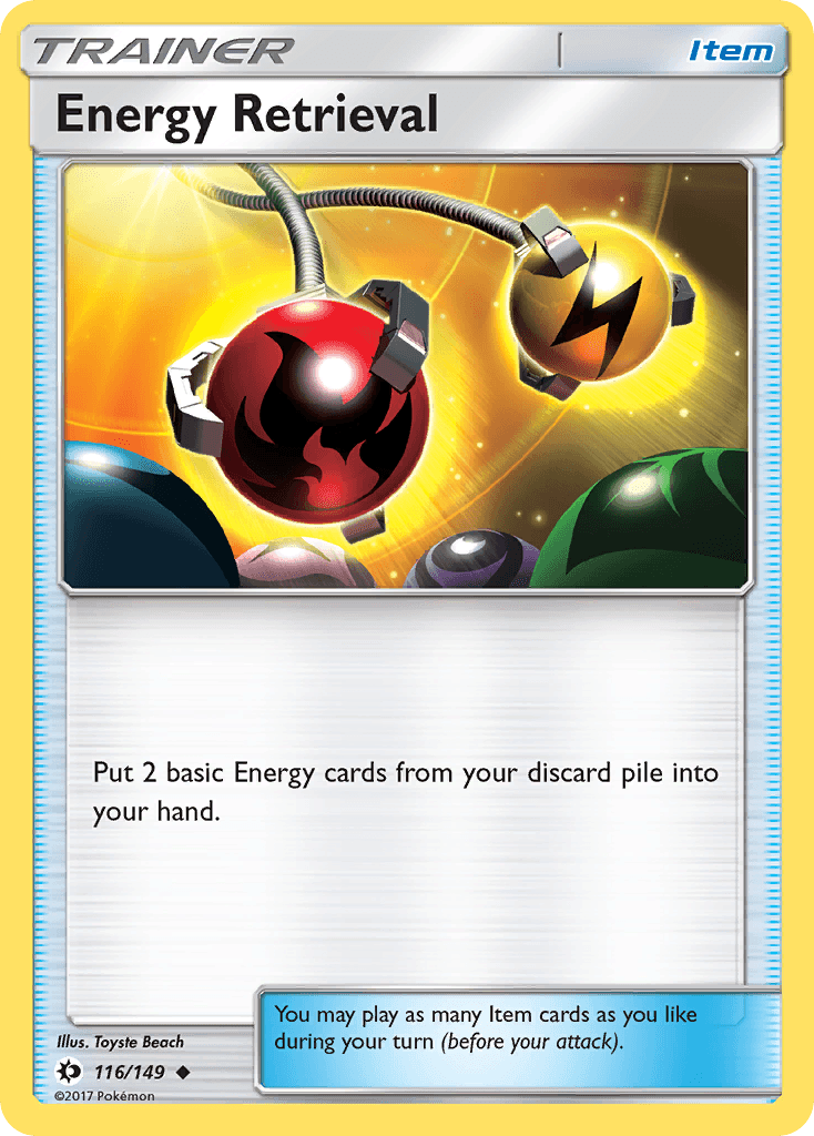 Energy Retrieval Sun & Moon card