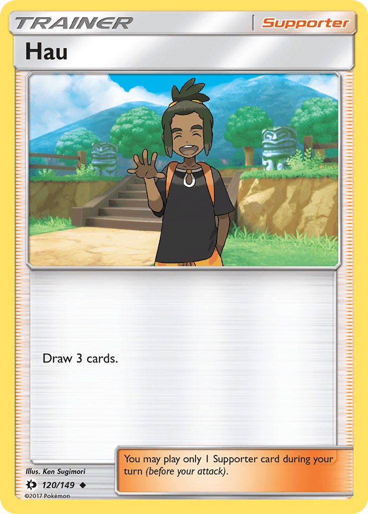 Hau Sun & Moon card