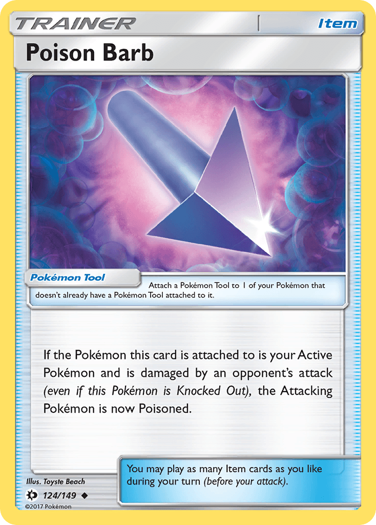 Poison Barb Sun & Moon card