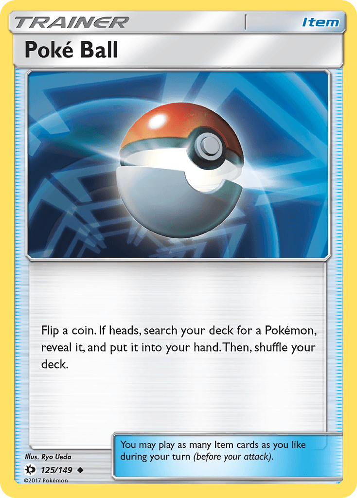Poké Ball Sun & Moon card