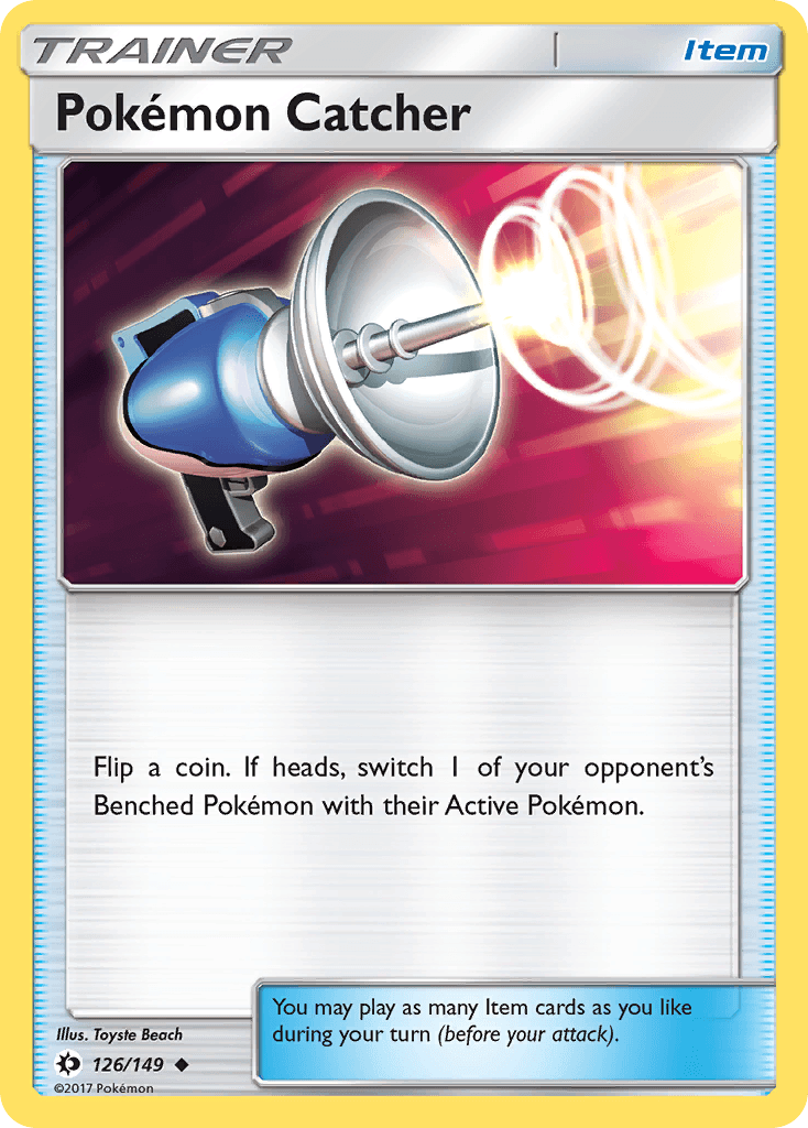 Pokémon Catcher Sun & Moon card