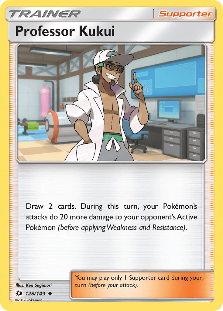 Professor Kukui Sun & Moon card