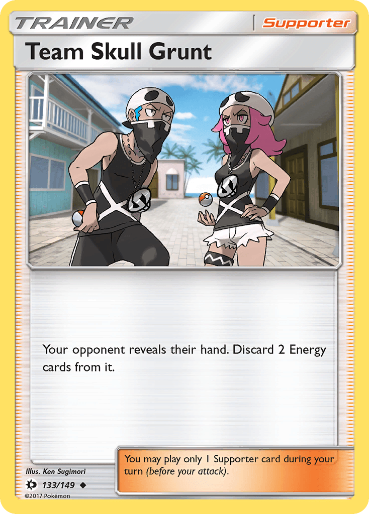 Team Skull Grunt Sun & Moon card
