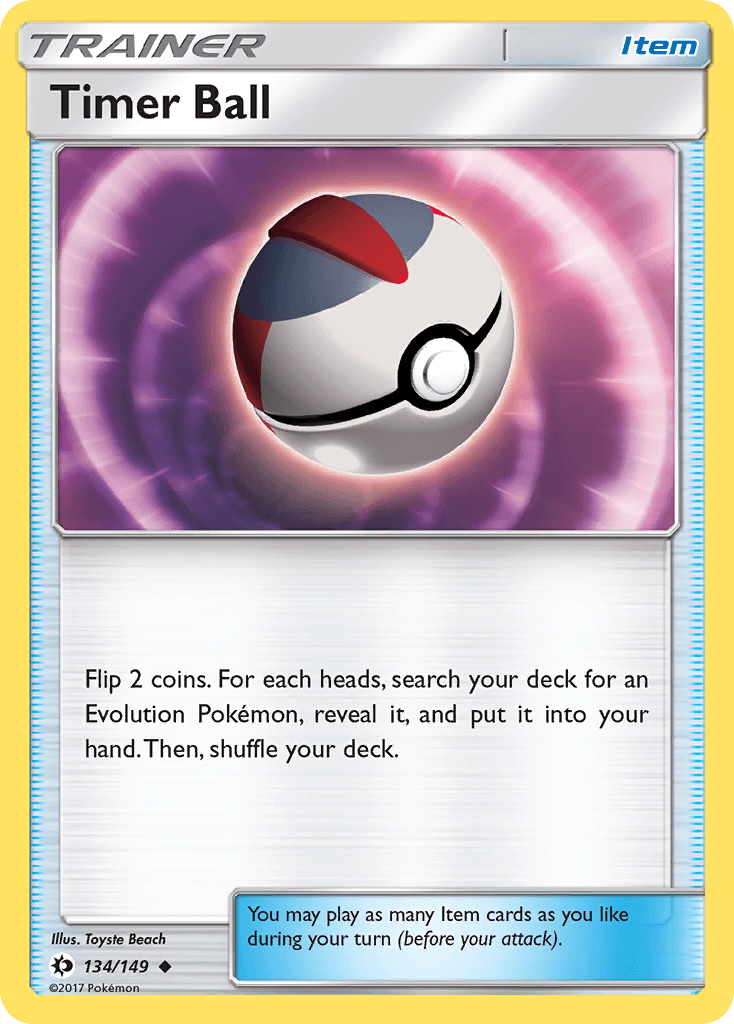 Timer Ball Sun & Moon card