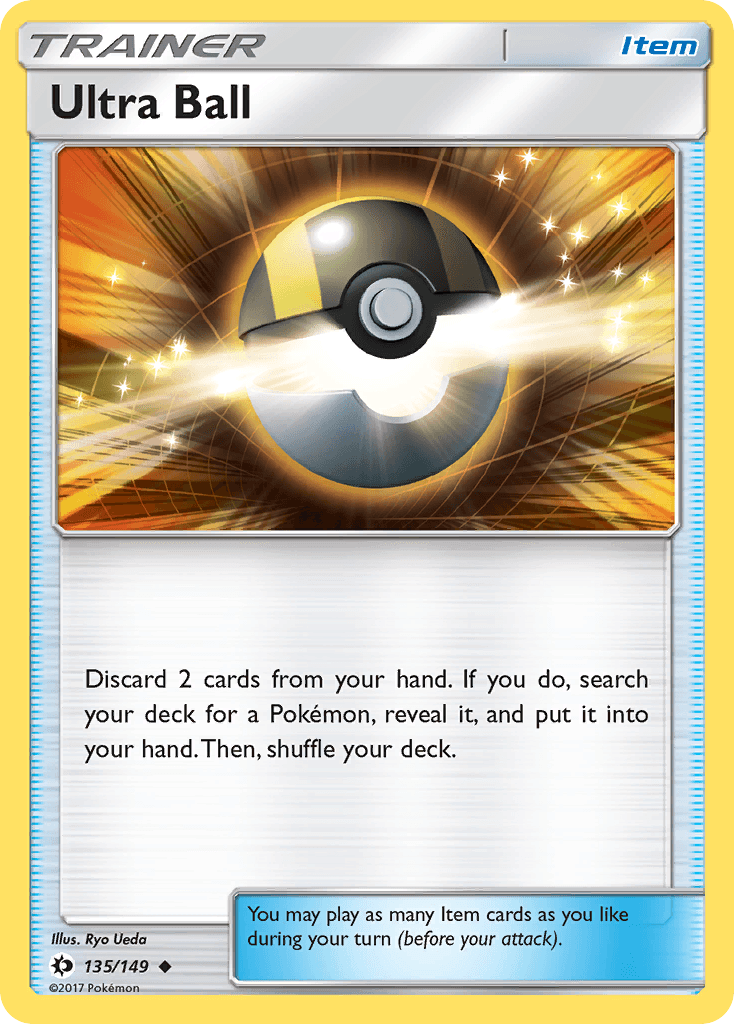 Ultra Ball Sun & Moon card