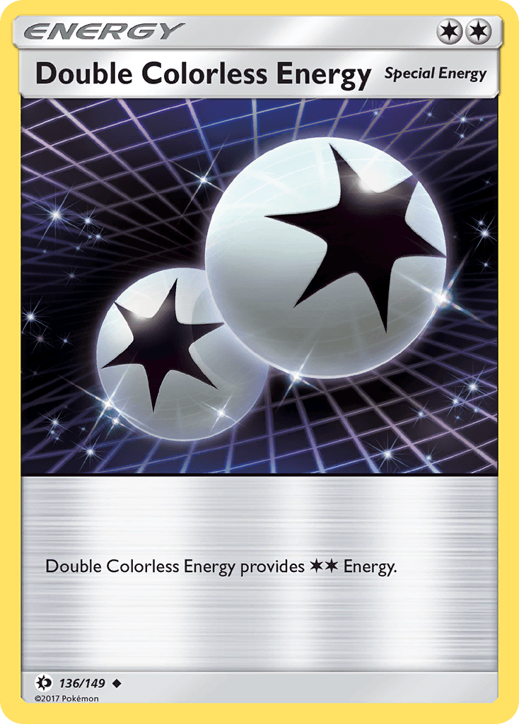 Double Colorless Energy Sun & Moon card