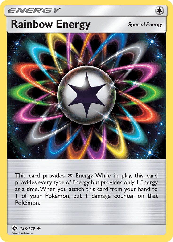 Rainbow Energy Sun & Moon card
