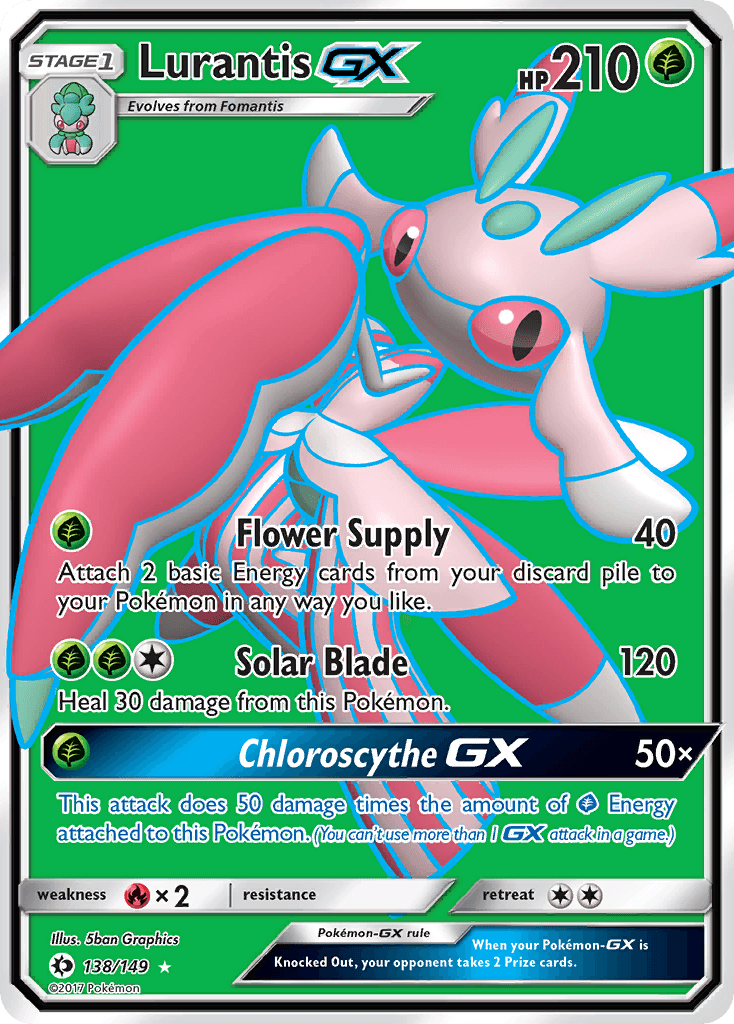 Lurantis-GX Sun & Moon card