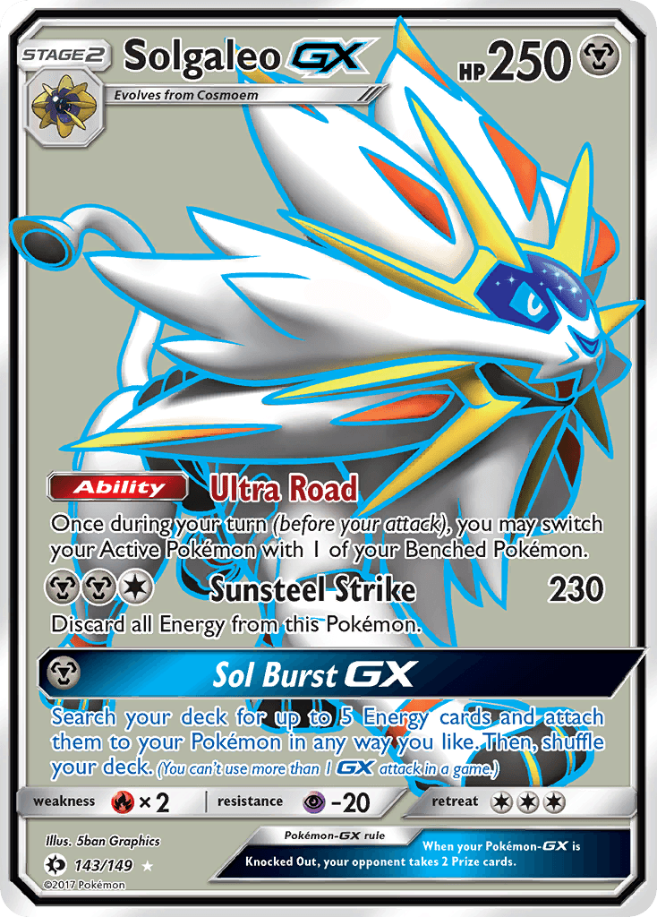 Solgaleo-GX Sun & Moon card