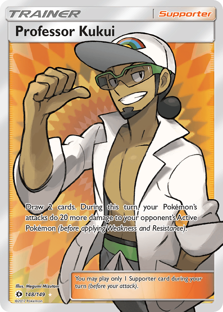Professor Kukui Sun & Moon card
