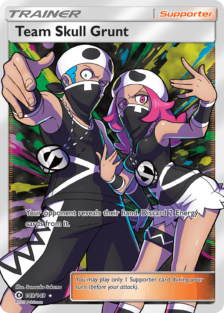 Team Skull Grunt Sun & Moon card