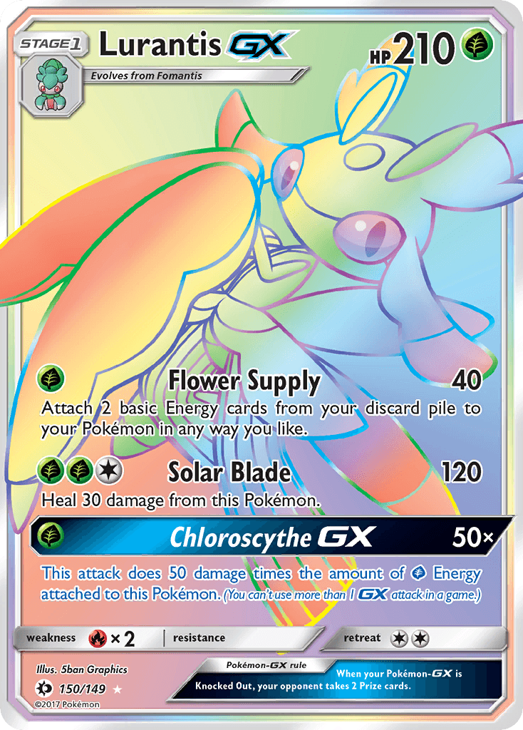 Lurantis-GX Sun & Moon card