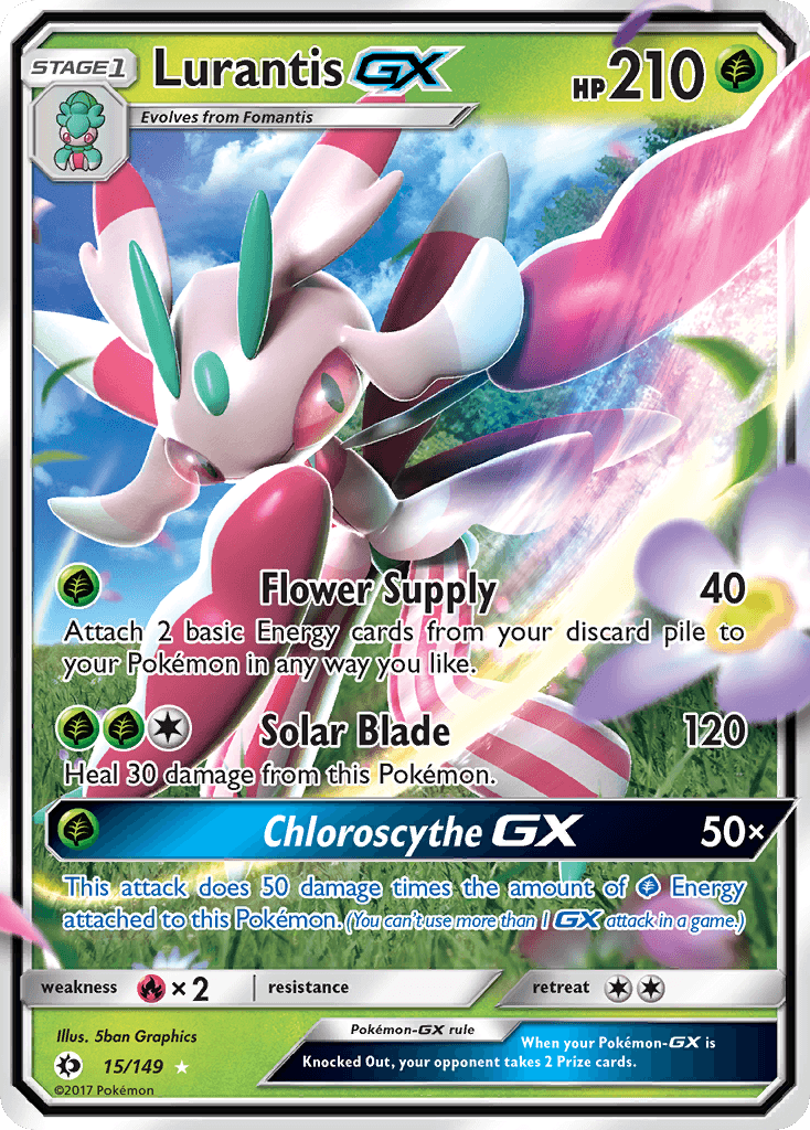 Lurantis-GX Sun & Moon card