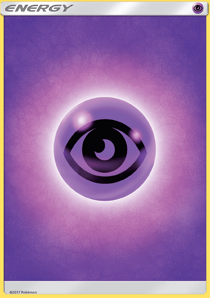 Psychic Energy Sun & Moon card