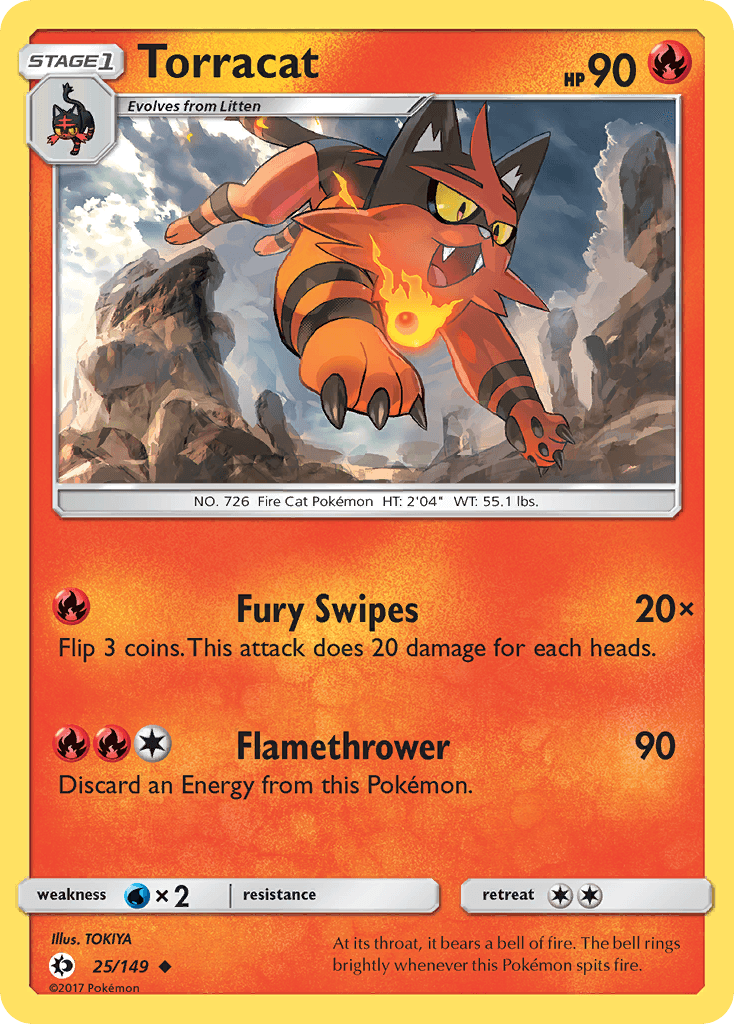 Torracat Sun & Moon card