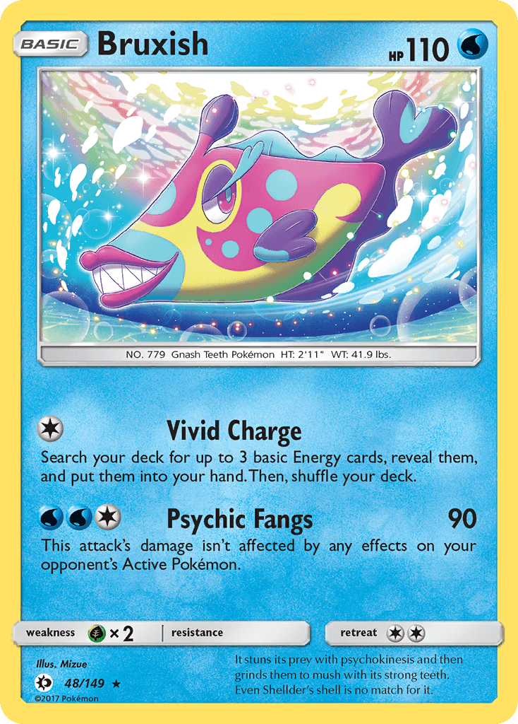 Bruxish Sun & Moon card