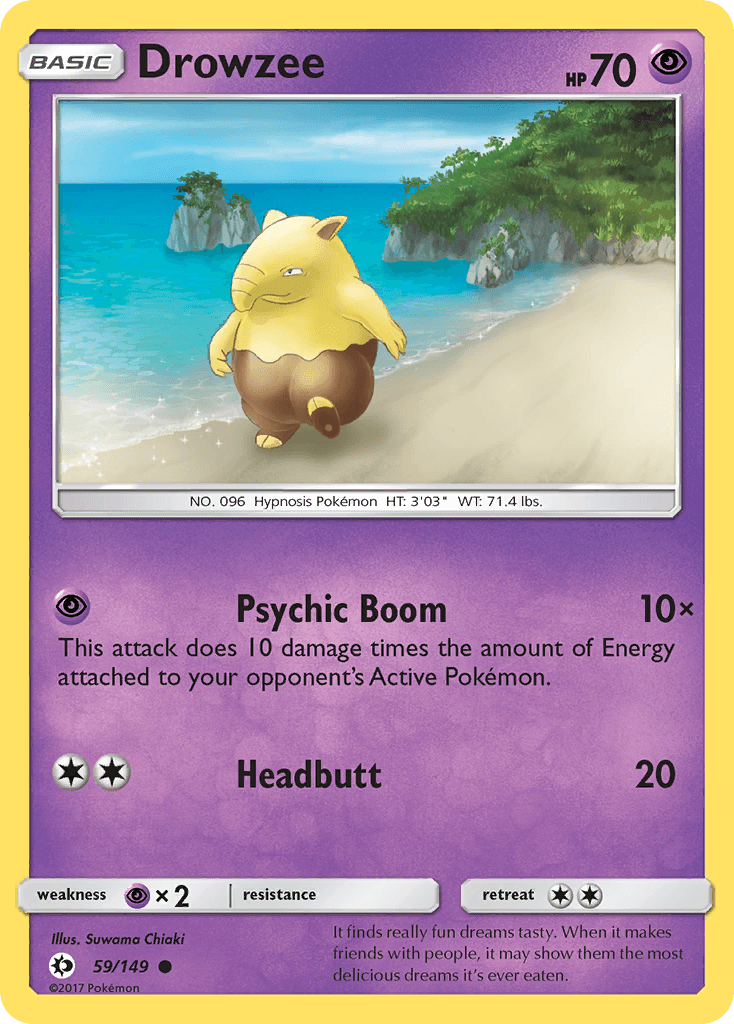 Drowzee Sun & Moon card