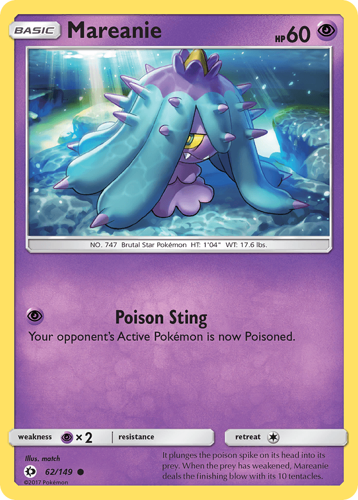 Mareanie Sun & Moon card