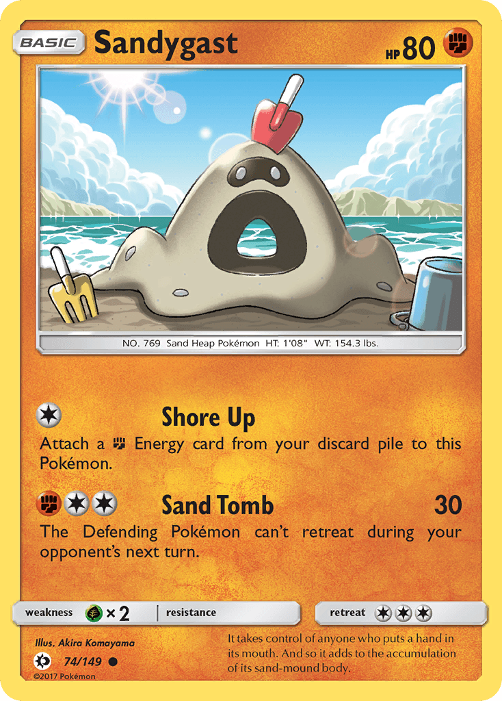 Sandygast Sun & Moon card