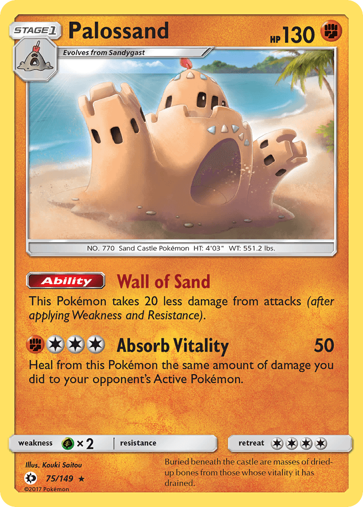 Palossand Sun & Moon card