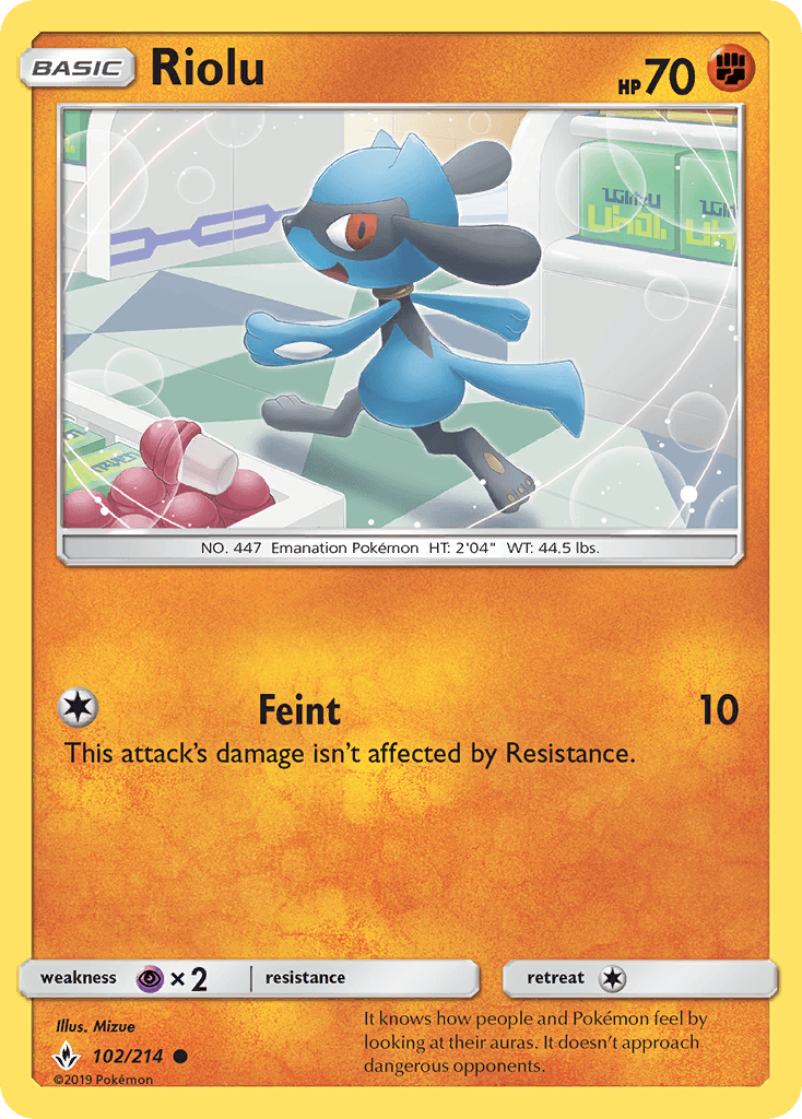 Riolu Unbroken Bonds card