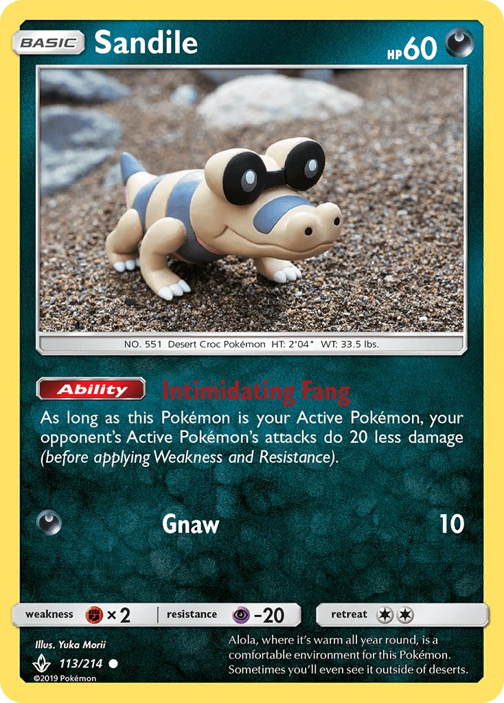 Sandile Unbroken Bonds card