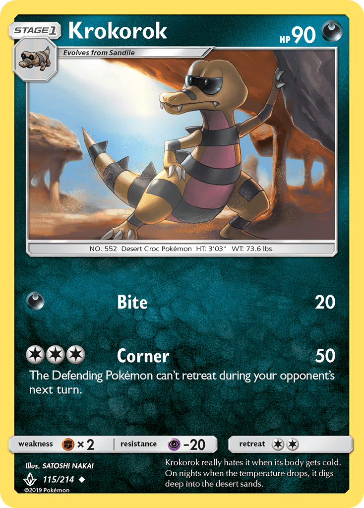 Krokorok Unbroken Bonds card