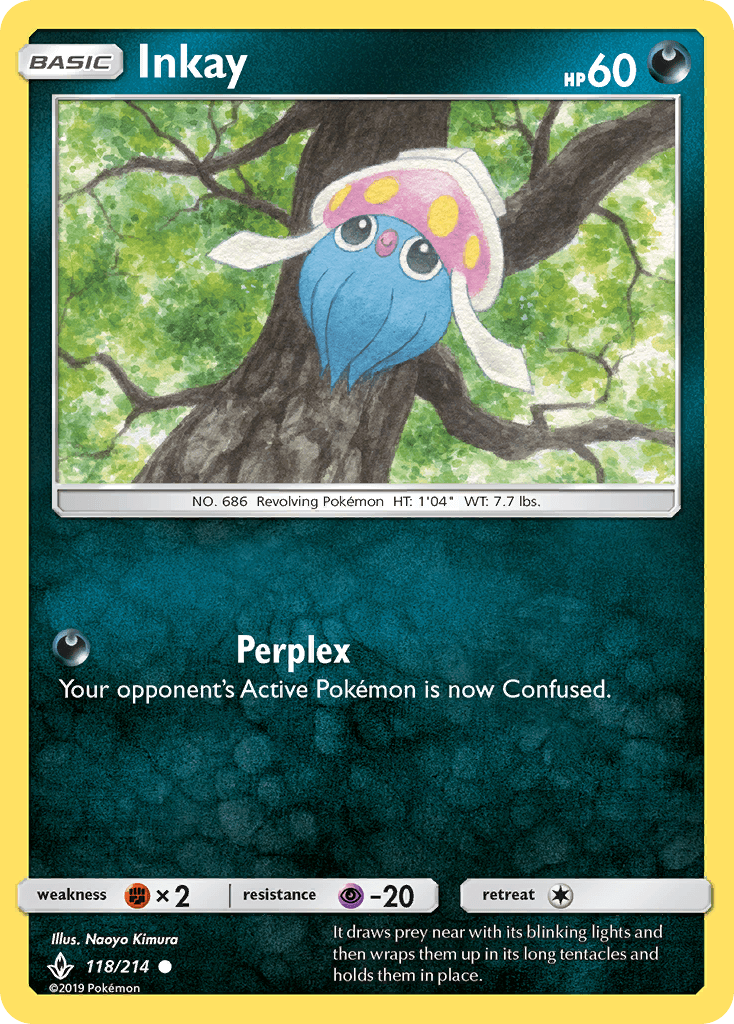 Inkay Unbroken Bonds card