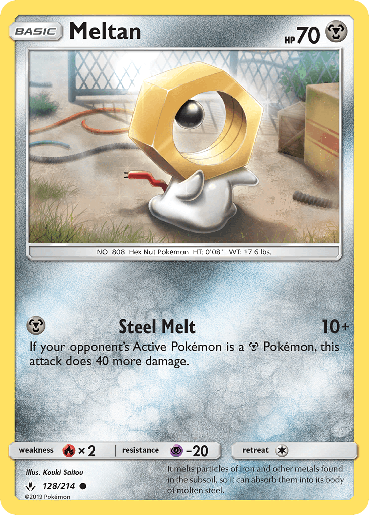 Meltan Unbroken Bonds card