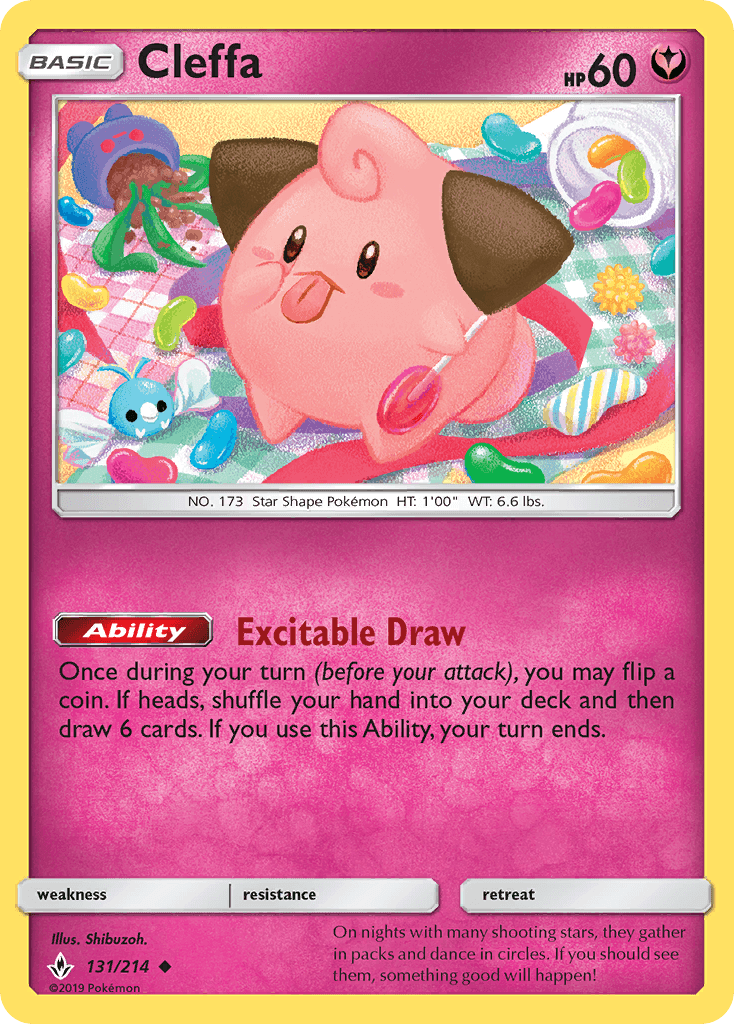 Cleffa Unbroken Bonds card
