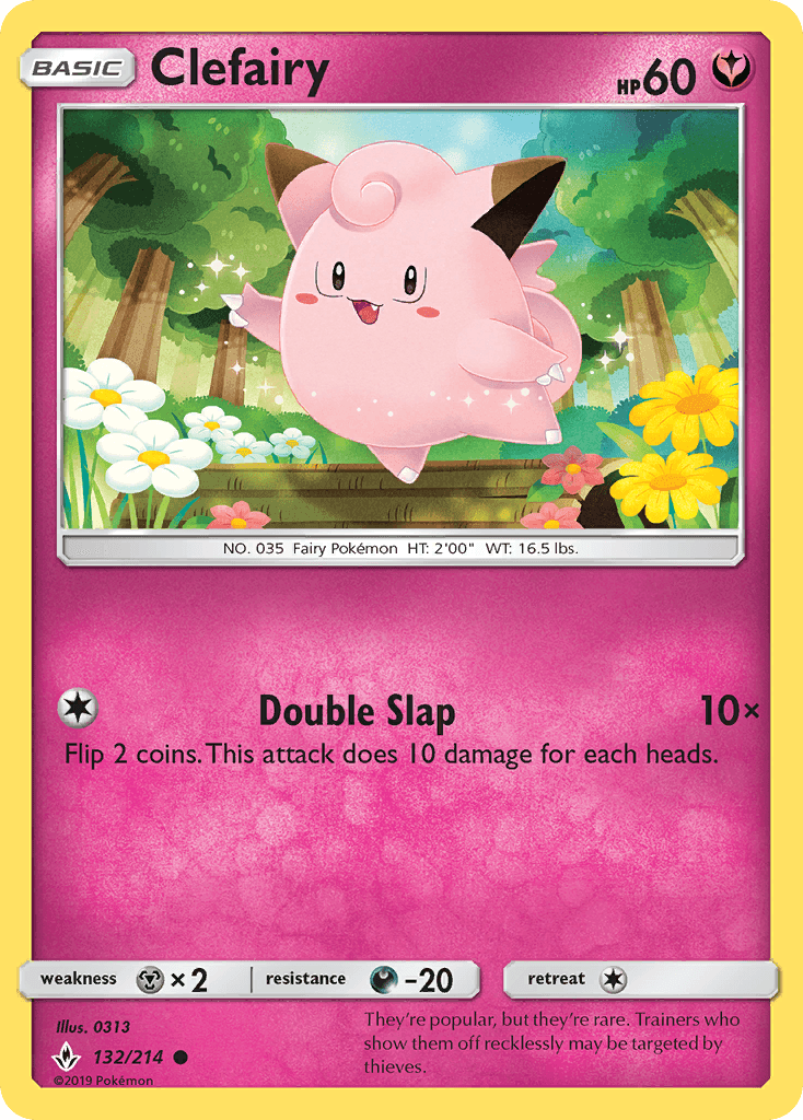 Clefairy Unbroken Bonds card