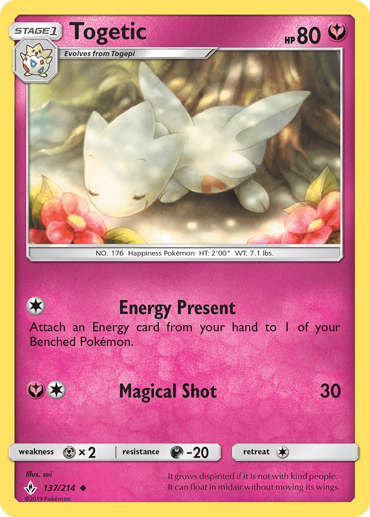 Togetic Unbroken Bonds card