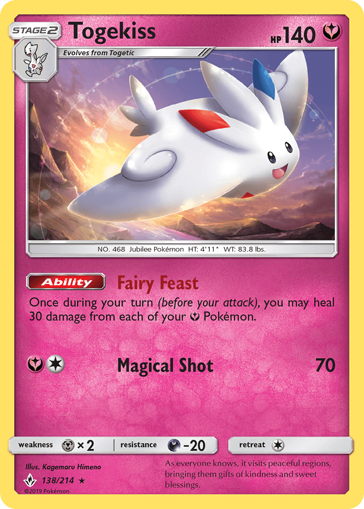 Togekiss Unbroken Bonds card