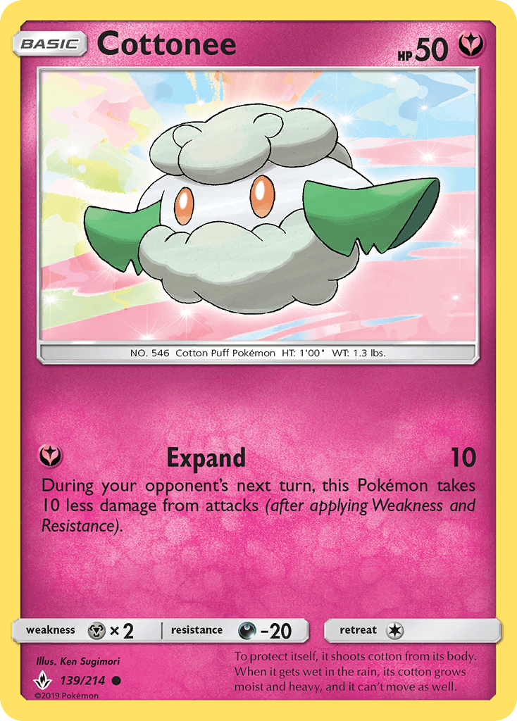 Cottonee Unbroken Bonds card