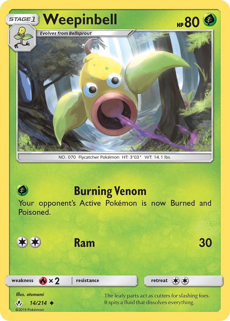 Weepinbell Unbroken Bonds card