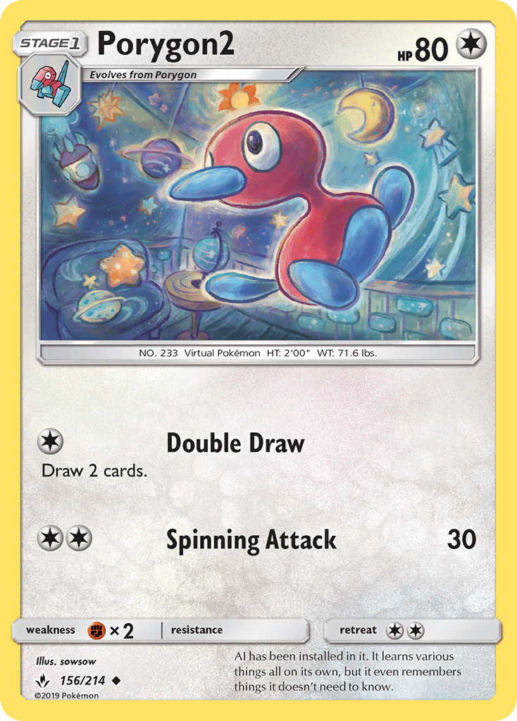 Porygon2 Unbroken Bonds card