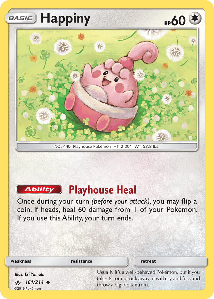 Happiny Unbroken Bonds card