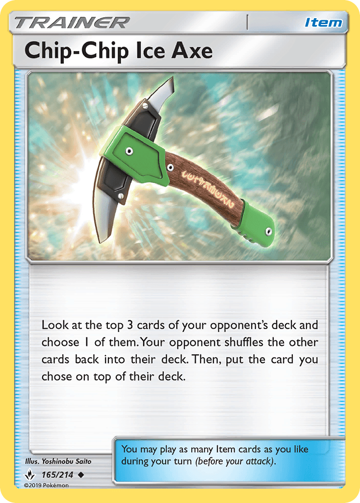 Chip-Chip Ice Axe Unbroken Bonds card