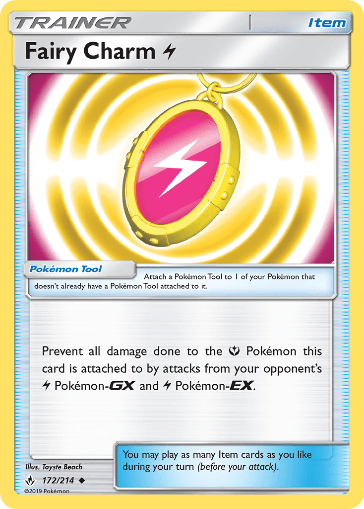 Fairy Charm Lightning Unbroken Bonds card