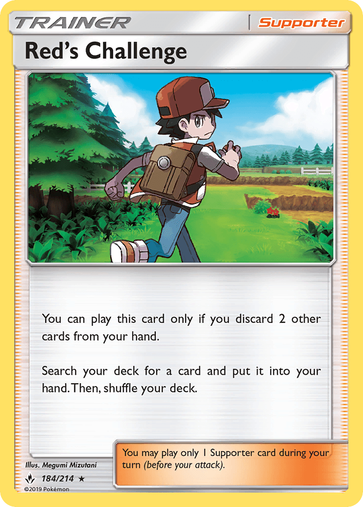 Red's Challenge Unbroken Bonds card