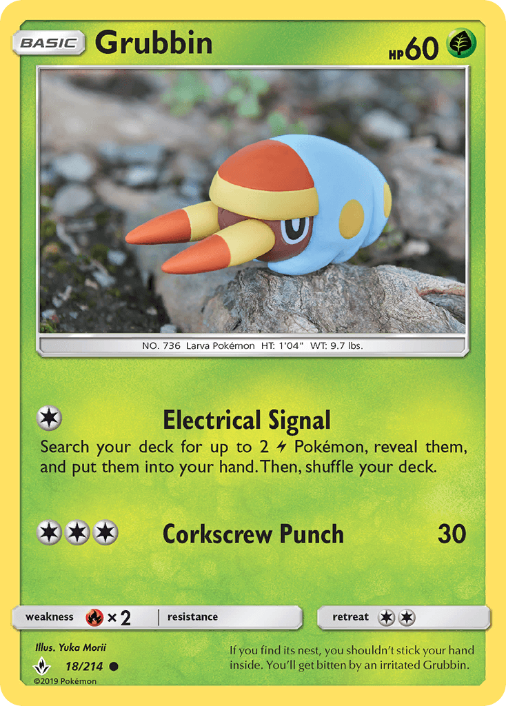 Grubbin Unbroken Bonds card