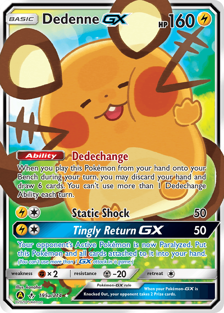 Dedenne-GX Unbroken Bonds card