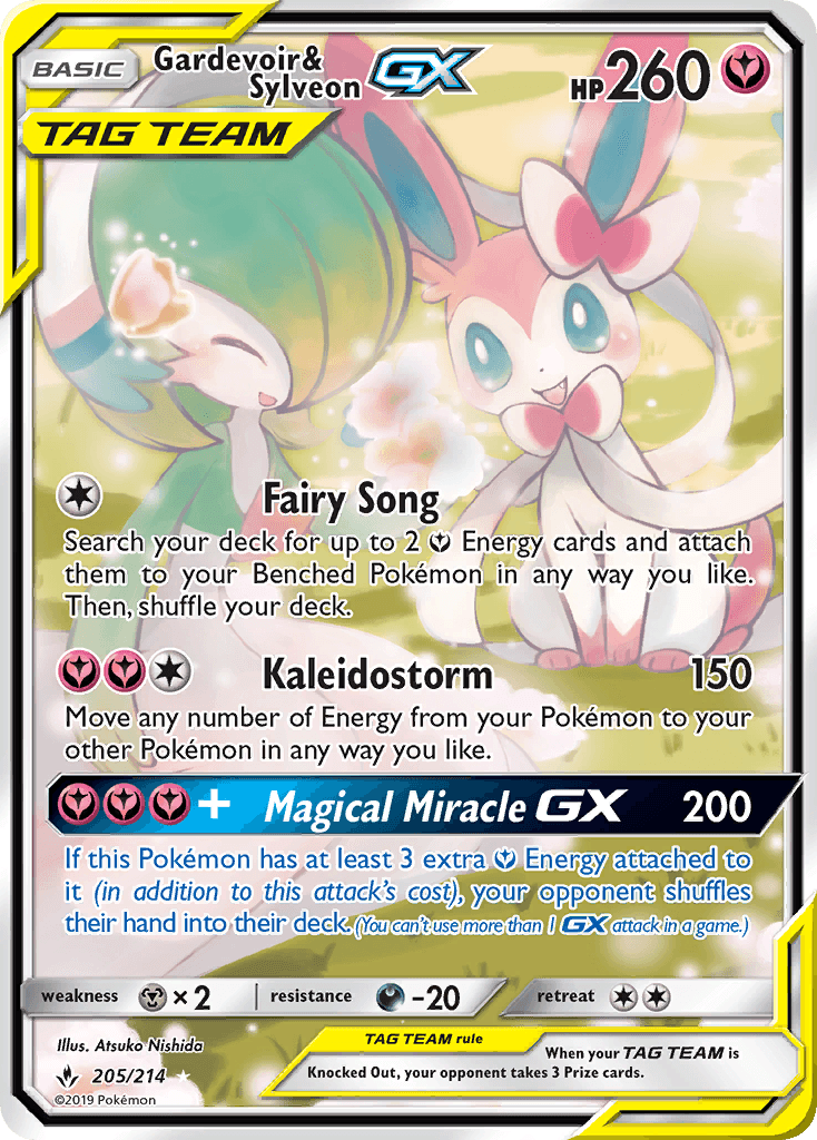 Gardevoir & Sylveon-GX Unbroken Bonds card